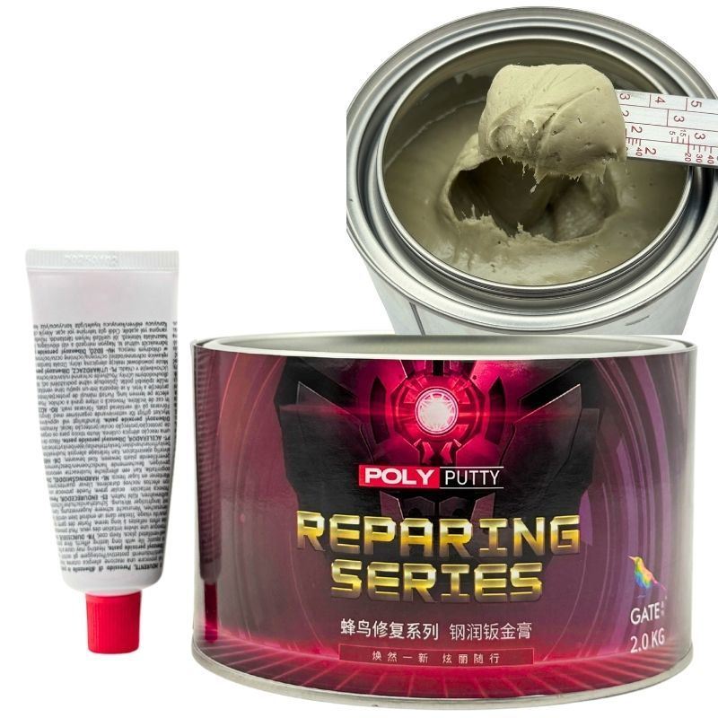 Long Strand Fiberglass Filler Powerful Structural Repair 1.8kg For Heavy Duty Panels