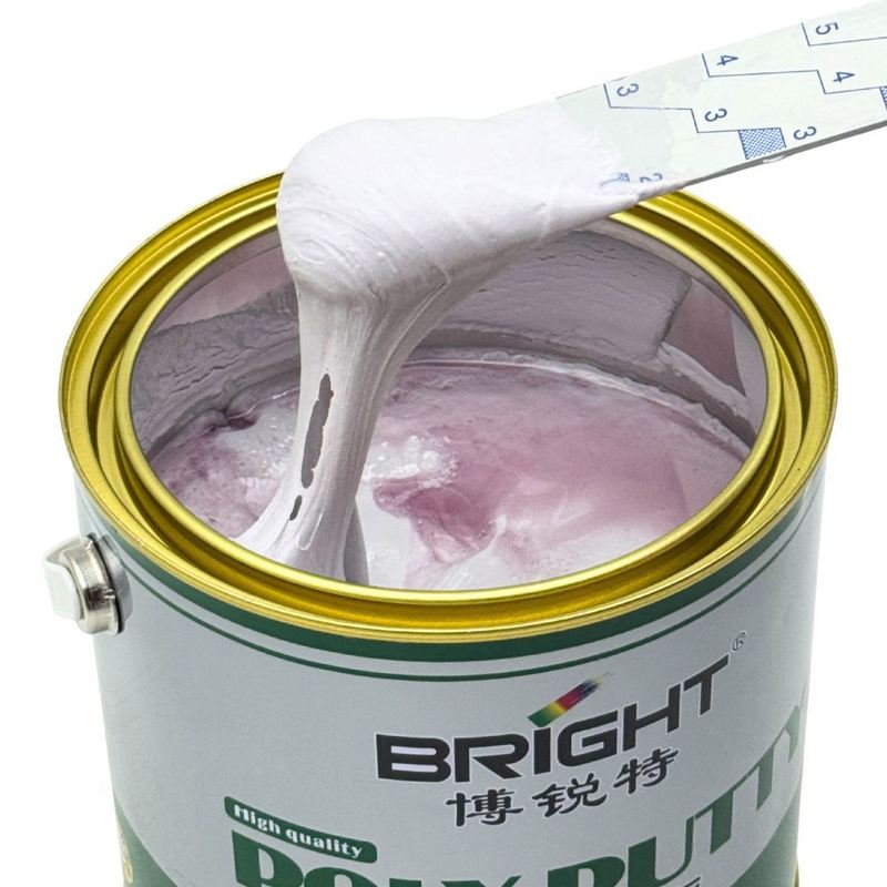 White Car Body Work Putty 3.5kg Smooth Sanding Body Filler For Car Marine Use Bright