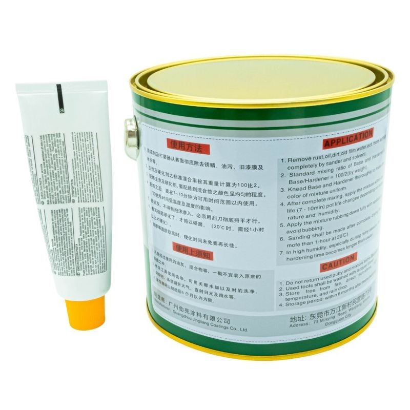 Bright Fast Strong Auto Body Repair Filler 4kg White Putty For Automotive Workshops