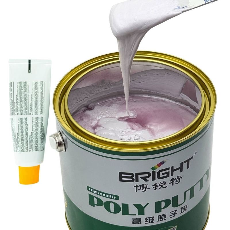 Multi Purpose Auto Body Filler Putty 3.5kg White CHPO Bright Putty For Global Export