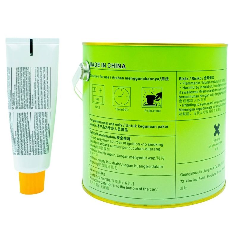 4kg Auto Body Filler Putty CHPO 580 Premium Body Filler 3 Speeds With Hardener