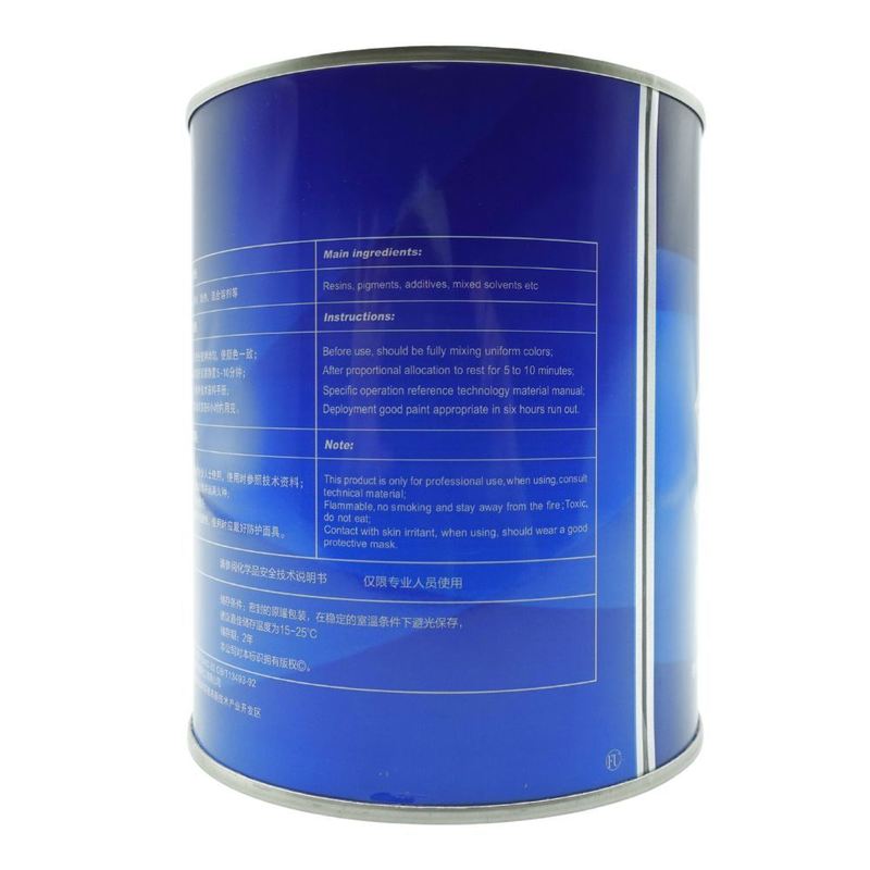 Fast Drying 1K Standard White Auto Basecoat Excellent Spraying And High Coverage For Efficient Professional Refinishing
