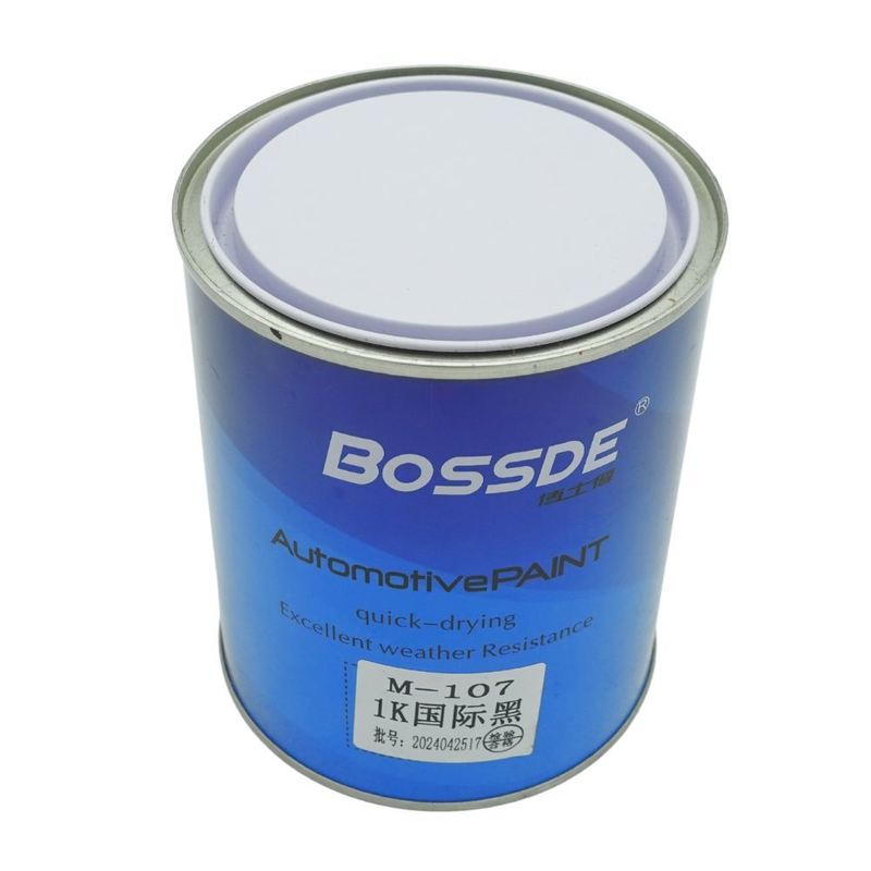 Black 1K Automotive Paint Powerful Hiding Strength For Global Distributors Workshops