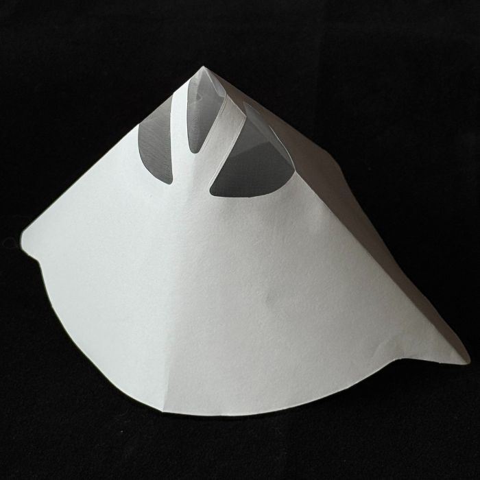 친환경 흰색 페인트 필터 깔때기 190 미크론, 자동차 코팅용