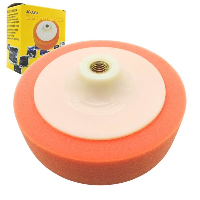 Orange Sponge Wheel Efficient Stable 4 Inch Polishing Choice for Professional Results