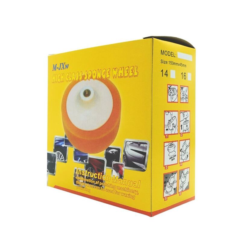 Orange Sponge Wheel Powerful Professional 4 Inch Polishing Solution with Reliable Performance