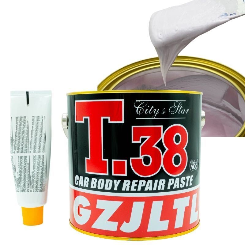 Heavy Duty Body Filler Strong High Build 2k 3.2kg For Deep Dent Repair