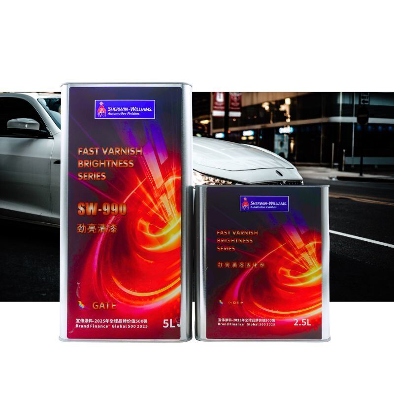 Sherwin Williams HS Hochhärte Automobil Klarmantel schnell trocknen 2K Lack Härter Kits