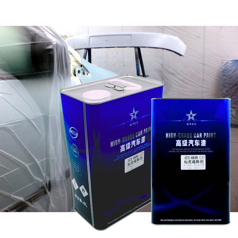 Automotive Paint Thinner Strong Solvent Formula 4L Practical Solution For Car Body Repair Painting
