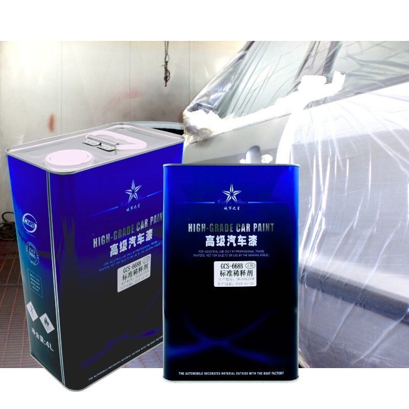 Automotive Paint Thinner Advanced Refinishing Solvent 4L Efficient Spray Application For Car Paint