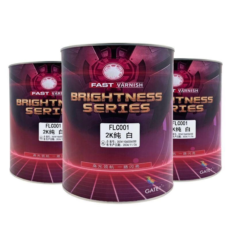 Automotive 2K White Paint Efficient Durable Finish 4L Vehicle Repair Workshop