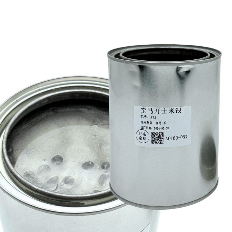 Automotive Touch Up Paint Reliable Metallic Finish 1L BMW 5 Series A72 Cashmere Silver