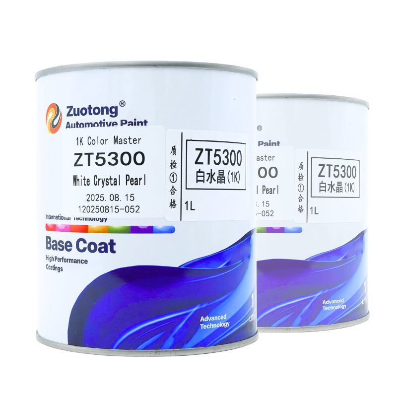Automotive White Pearl Paint Reliable Crystal Effect 1L High Coverage For Car Refinish