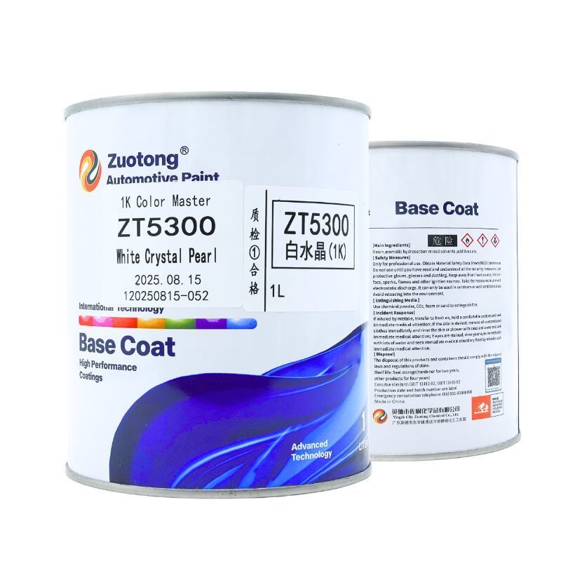 Car Refinish White Paint Efficient Crystal Pearl 1L Fast Drying For Auto Body Work