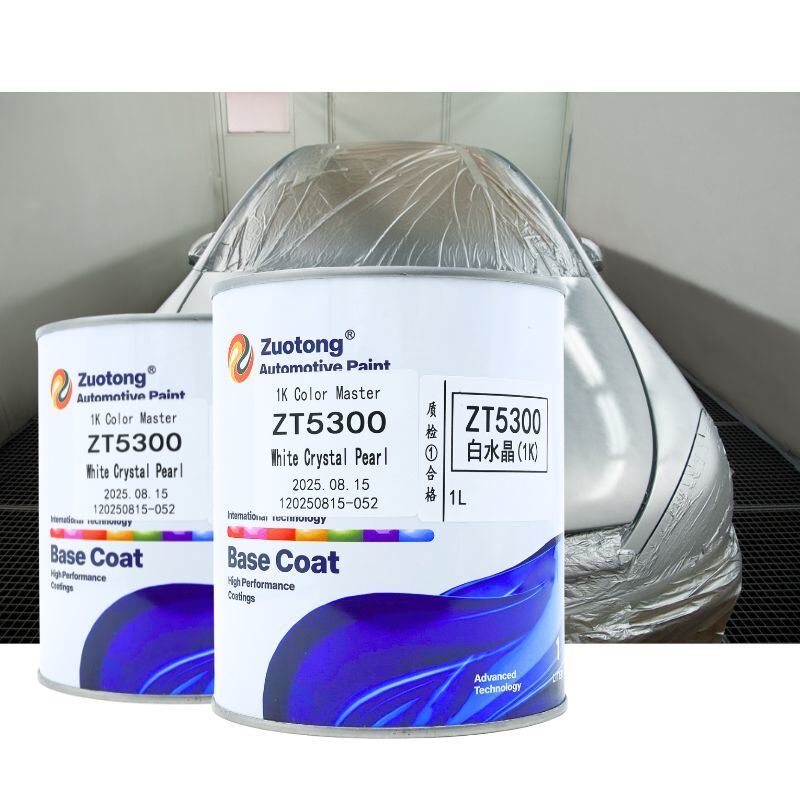 Car Refinish White Paint Efficient Crystal Pearl 1L Fast Drying For Auto Body Work