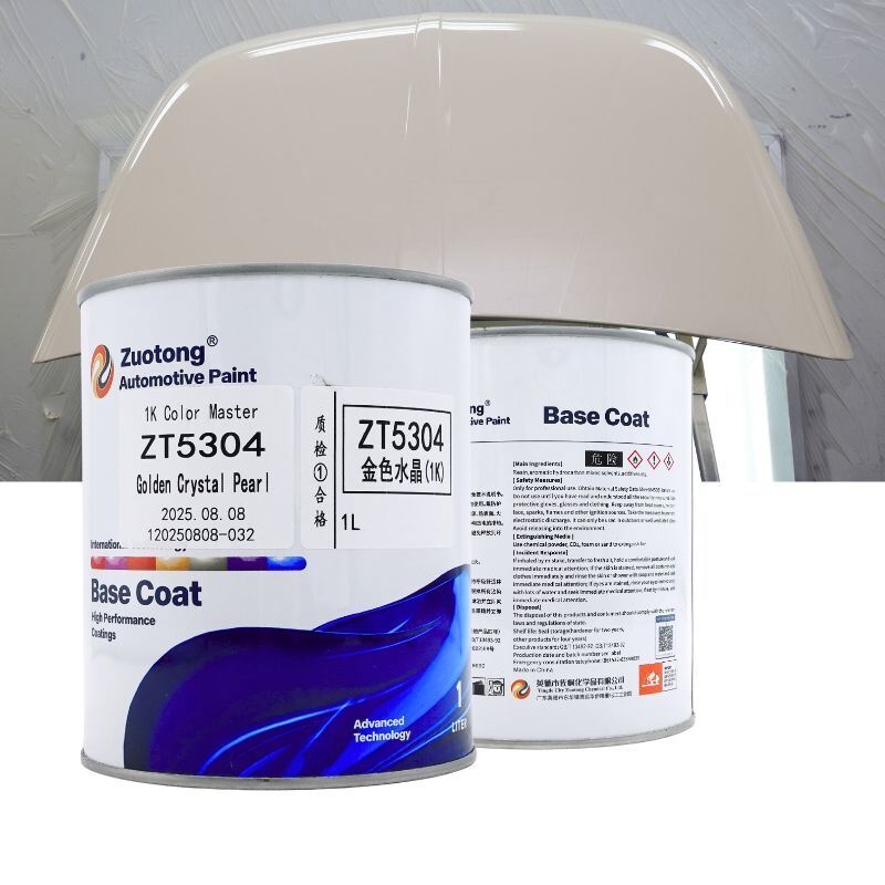 Automotive Base Coat Powerful Color Control 1K Golden Pearl 1L Refinish Paint