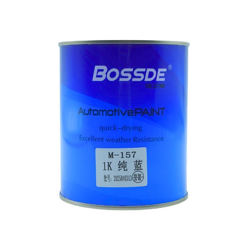 Bossde Automotive Base Coat Confident Powerful Blue Color 1L High Saturation Refinish System