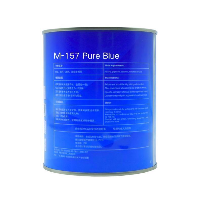 Bossde Automotive Base Coat Reliable High Strength Blue Pigment 1L Refinish Color Mixing