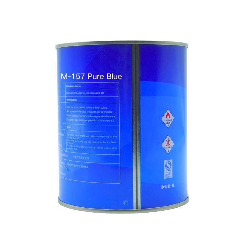 Bossde Automotive Base Coat Confident Powerful Blue Color 1L High Saturation Refinish System