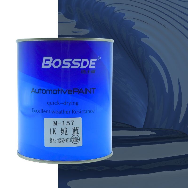 Bossde Automotive Base Coat Durable High Saturation Blue Color 1L Auto Refinish Mixing