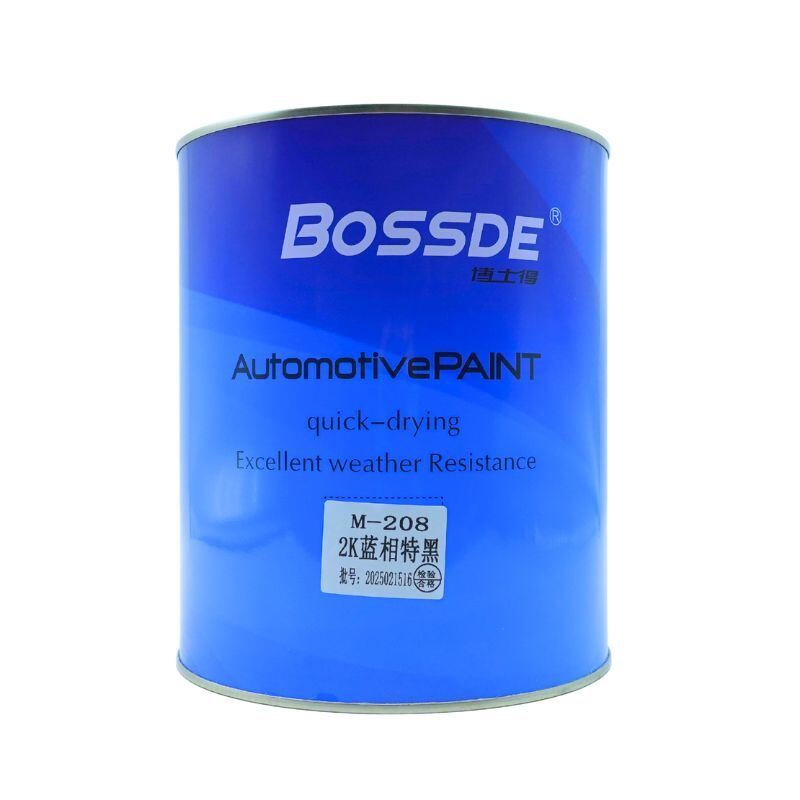 Bossde Automotive Black Paint Efficient High Gloss Coating 2K System 4L Car Body Refinish