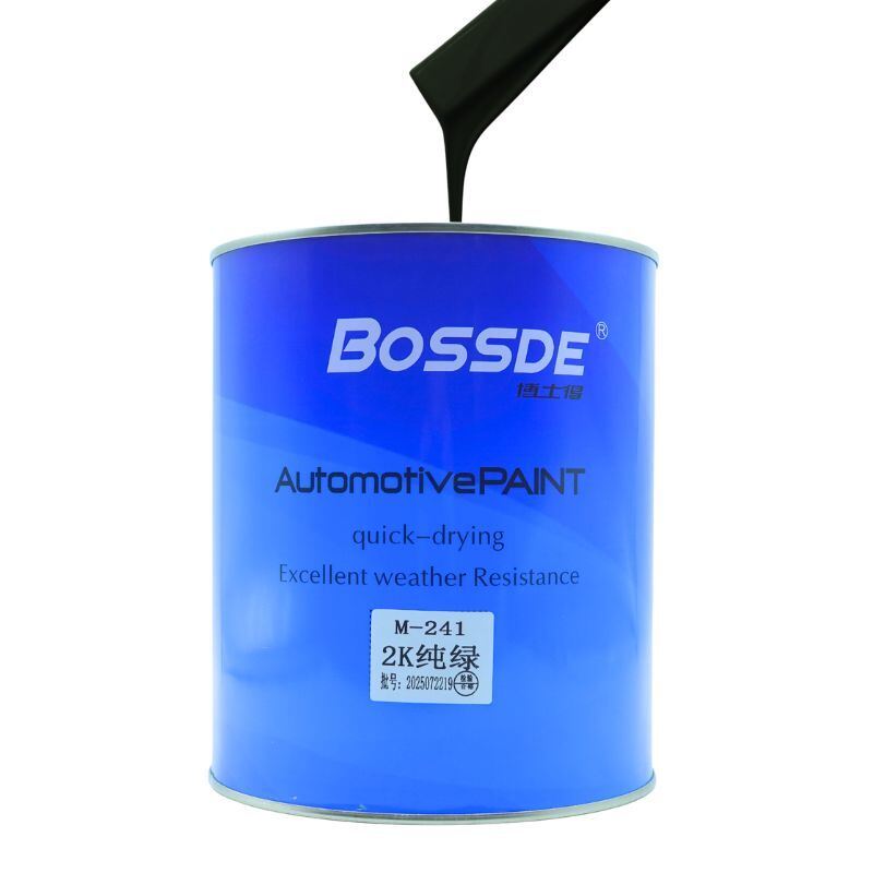 Bossde Auto Refinish Paint Efficient Strong Coverage 2K Green Coating 4L Workshop Use