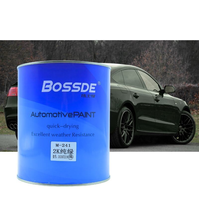 Bossde Automotive Green Paint Durable Strong Coating 4L Efficient Spray Solution For Auto Body Repair