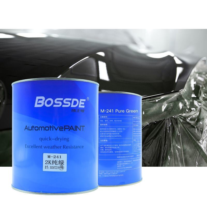 Bossde Automotive Green Paint Durable Strong Coating 4L Efficient Spray Solution For Auto Body Repair