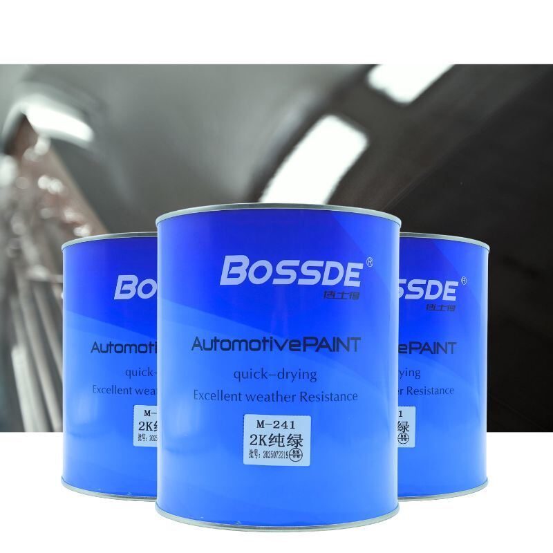 Bossde Automotive Green Paint Advanced Fast Dry System 4L High Coverage For Car Refinish Workshop