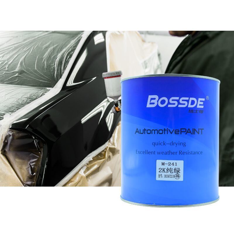 Bossde Automotive Green Paint Advanced Fast Dry System 4L High Coverage For Car Refinish Workshop