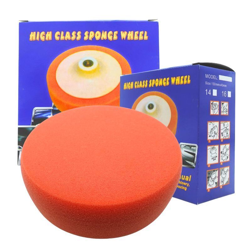 Polishing Sponge Pad Reliable High Performance 150mm Foam 1 Pack Auto Surface Restoration.