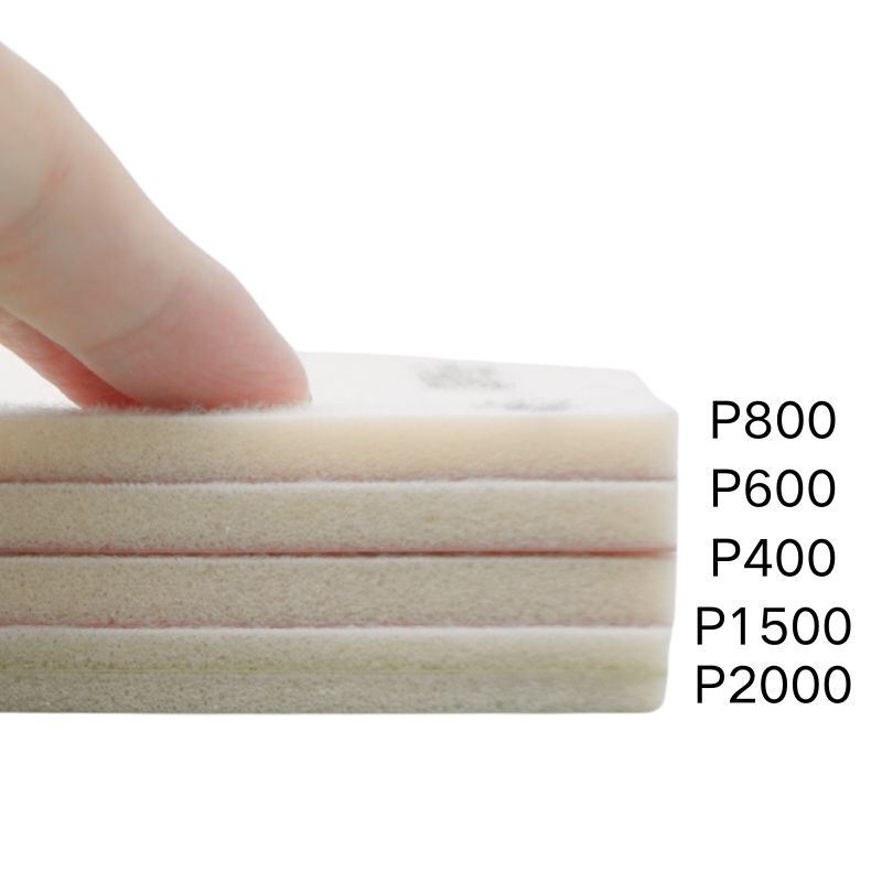 Automotive Sanding Sponge Efficient Durable 60PCS Multi Grit Pads For Car Repair Work.