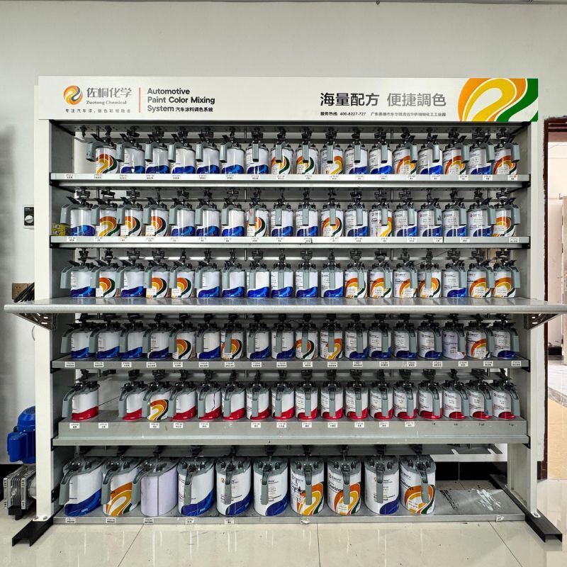 Zuotong Automotive Paint Mixing System Advanced AI Color Matching 1K Metallic Coating