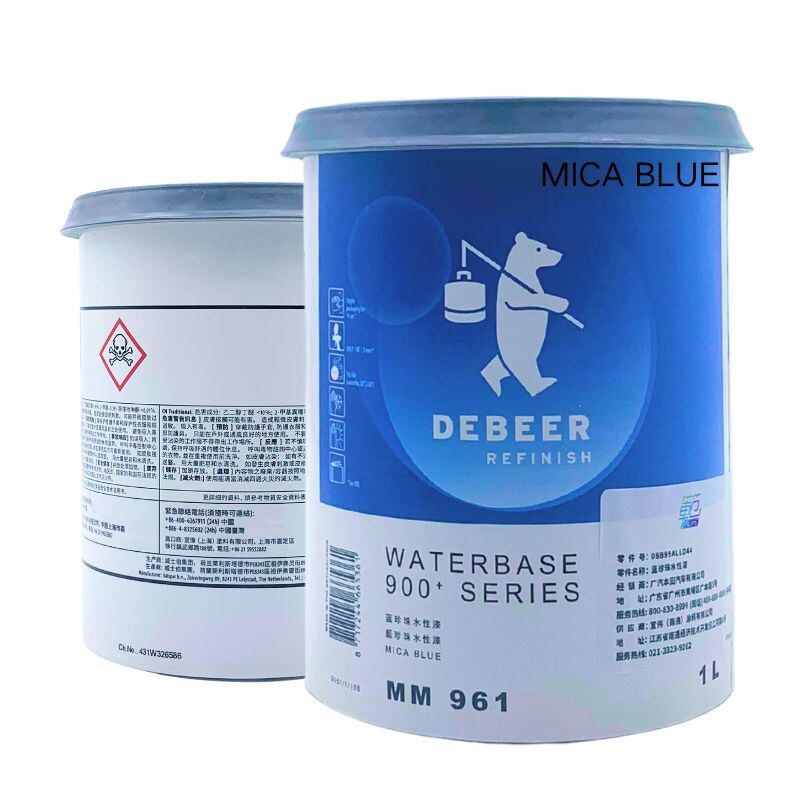 Automotive Waterborne Basecoat Advanced Pearl Blue Formula 1L For OEM Refinishing