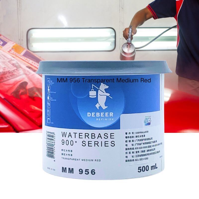 Sherwin-Williams Waterborne Basecoat Paint Advanced Strong 500ml Transparent Red For Auto Body Repair