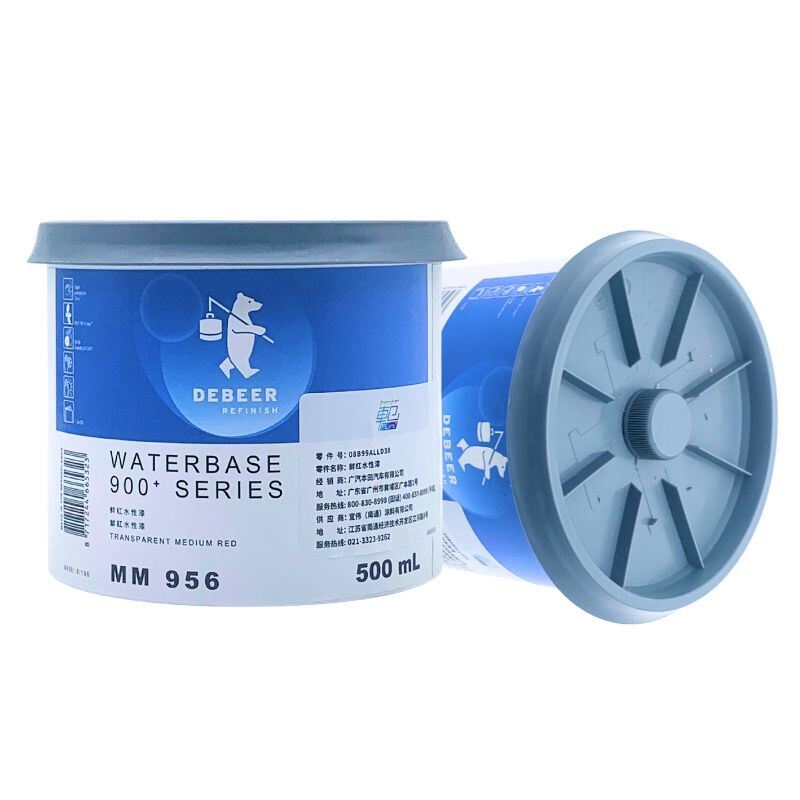Sherwin-Williams Waterborne Automotive Paint Vibrant Professional 500ml Transparent Medium Red for Car Refinishing.