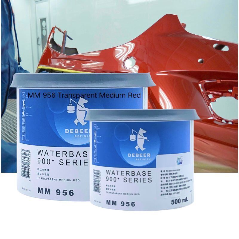 Sherwin-Williams Automotive Waterborne Toner Reliable High Coverage 500ml Transparent Medium Red Paint.