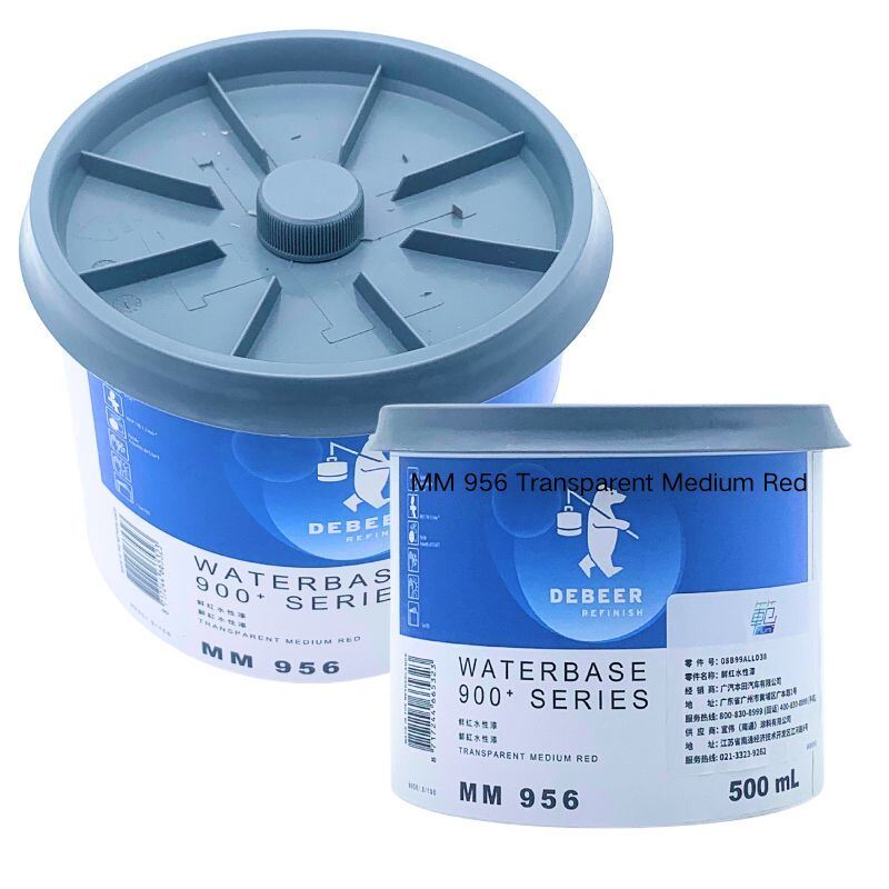 Sherwin-Williams Waterborne Basecoat Paint Advanced Strong 500ml Transparent Red For Auto Body Repair