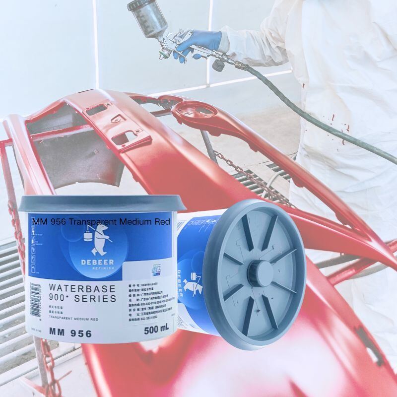Sherwin-Williams Automotive Waterborne Toner Reliable High Coverage 500ml Transparent Medium Red Paint.