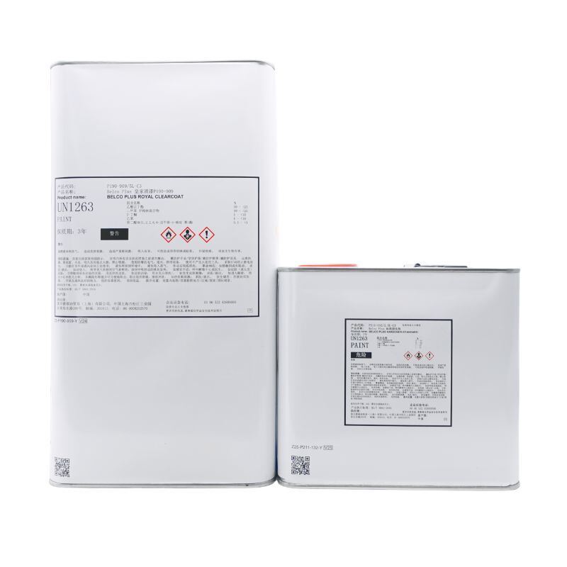 PPG Auto Belco Plus Clear Coat Reliable High Hardness System 5L Advanced Vehicle Repainting