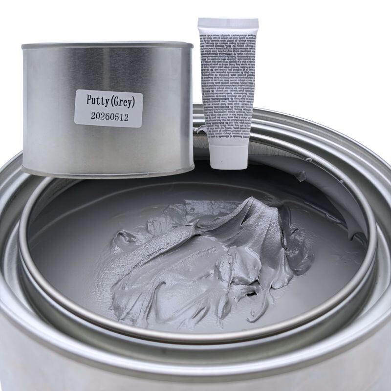 Automotive Body Filler Powerful Fast Cure 1.7kg Grey Putty For Metal Surface Repair