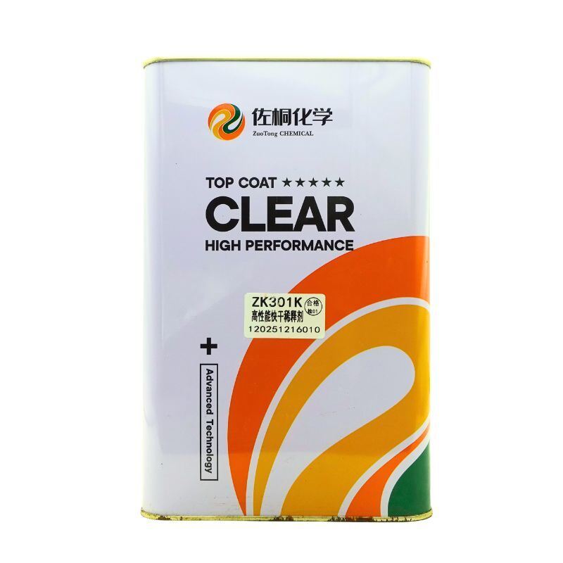 Zuotong Fast Dry Thinner Reliable High Performance Formula 4L Automotive Spray Painting