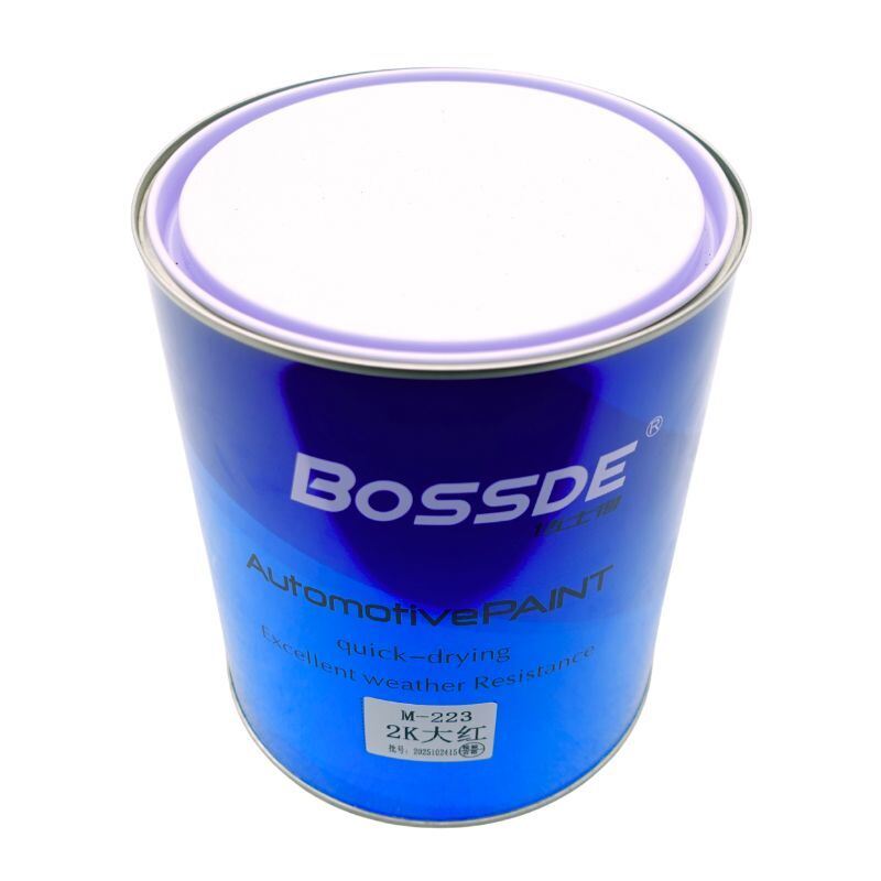 Bossde 2K Bright Red Automotive Paint Durable Professional 4L Coating For Vehicle Repair
