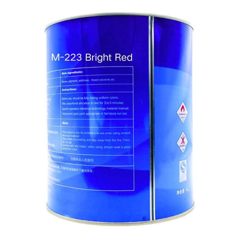 Bossde 2K Bright Red Automotive Paint Durable Professional 4L Coating For Vehicle Repair