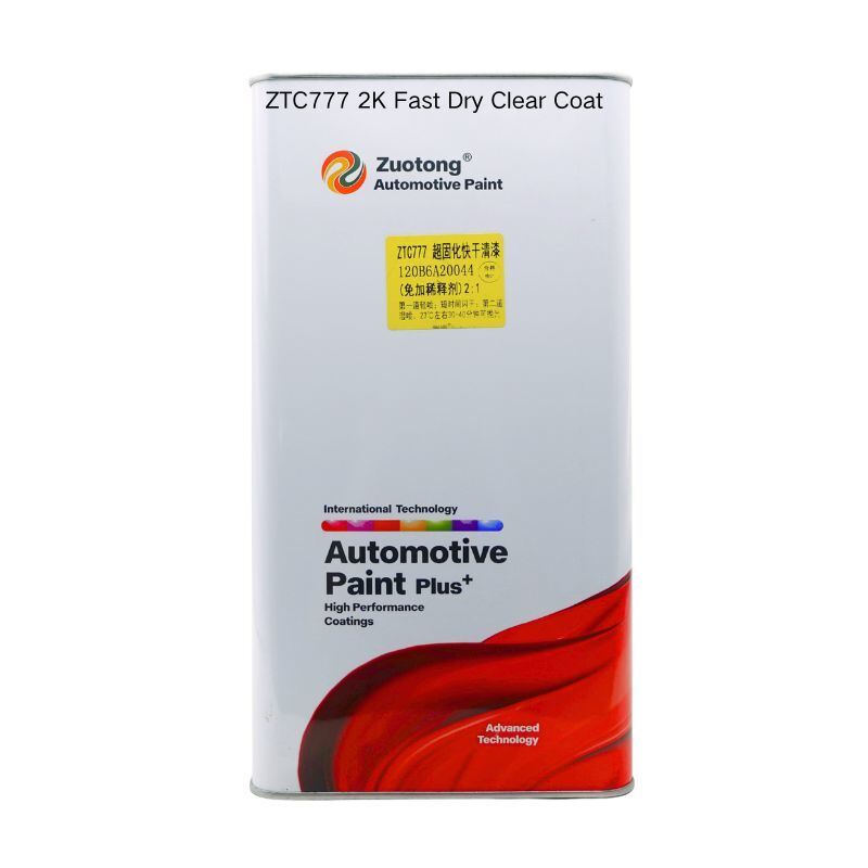 ZTC777 Hyper Fast Dry Clear Coat No Thinner Needed 30 Min Polish 2K Auto Clear Coat For Spot Repair Body Shop Use
