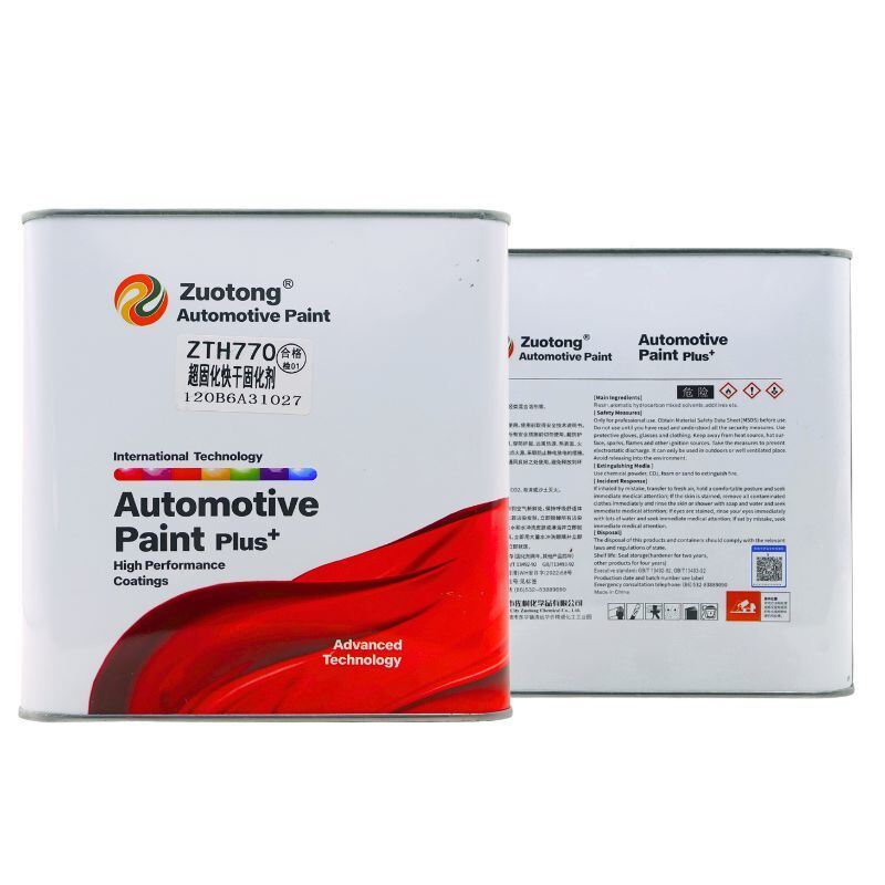ZTC777 Hyper Fast Dry Clear Coat No Thinner Needed 30 Min Polish 2K Auto Clear Coat For Spot Repair Body Shop Use