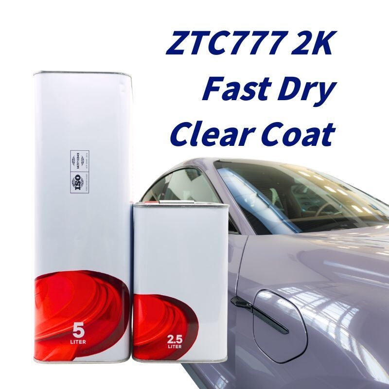 ZTC777 Hyper Fast Dry Clear Coat No Thinner Needed 30 Min Polish 2K Auto Clear Coat For Spot Repair Body Shop Use