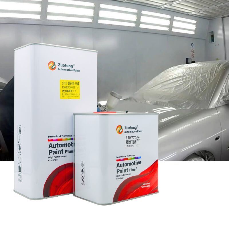 ZTC777 Hyper Fast Dry Clear Coat No Thinner Needed 30 Min Polish 2K Auto Clear Coat For Spot Repair Body Shop Use