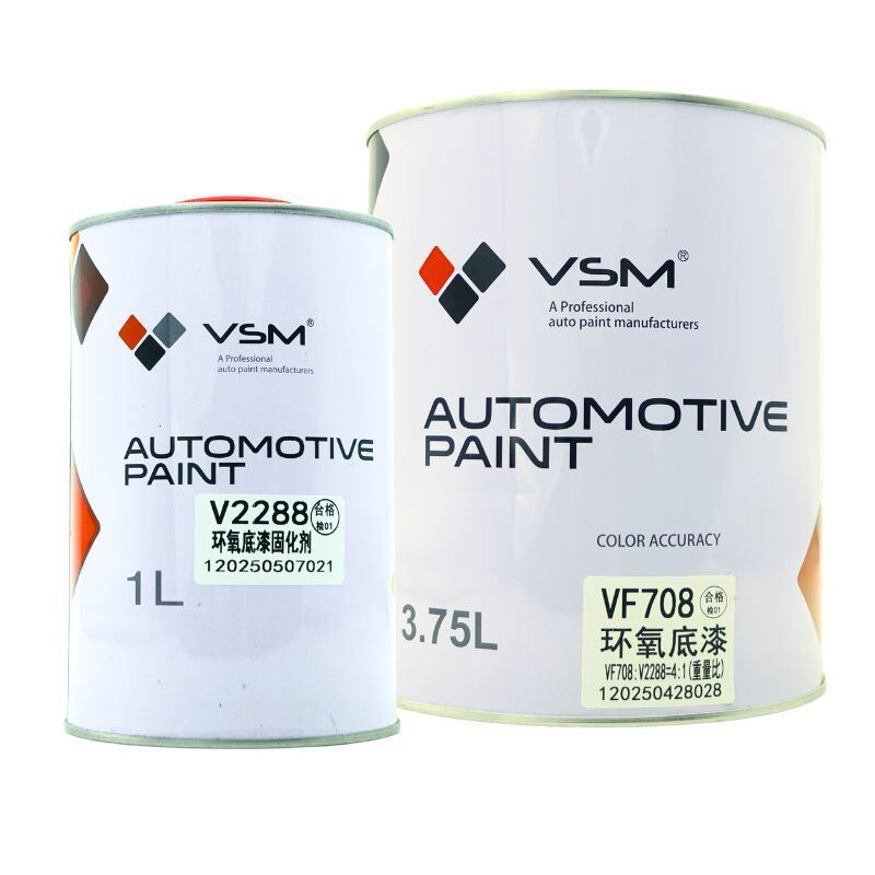 VSM VF708 2K Epoxy Primer Anti Rust Car Body Primer For Bare Metal Galvanized Steel Aluminum Repair