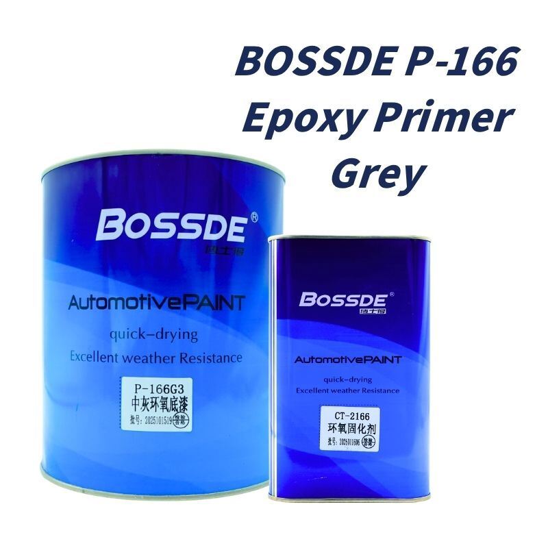 2K Grey Epoxy Primer Grey Base And CT2116 Hardener Kit Anti Corrosion Primer For Car Repair Panel And Industrial Metal Painting